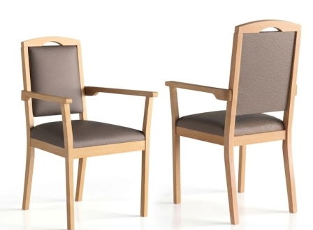 Fauteuil Lylou 4 pieds garni
